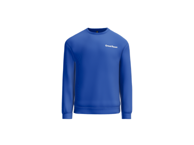 Gildan Softstyle Crewneck Sweatshirt-Royal-White Logo