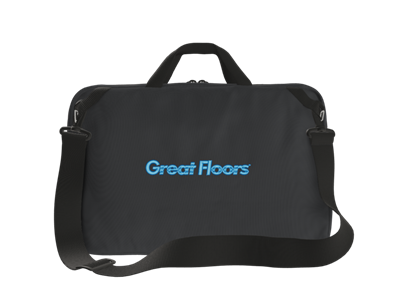 OGIO Slim Brief - Black-Blue Logo