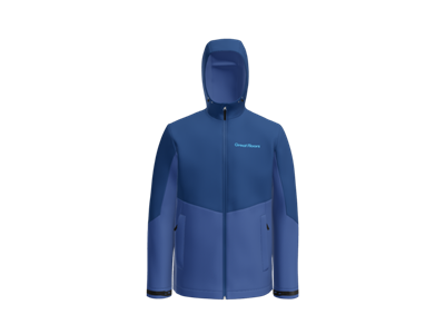 Port Authority ® Tech Rain Jacket-Blue-Blue Logo