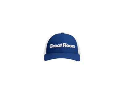 Richardson Low Pro Trucker-Blue/White-White Logo