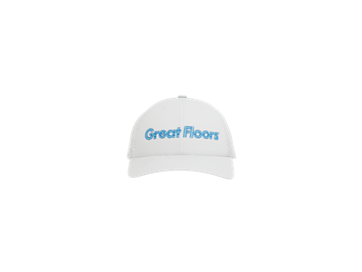 Richardson Low Pro Trucker-White/White-Blue Logo