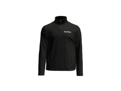 Eddie Bauer® Smooth Mid Layer Fleece 1/2-Zip-Black