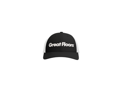 Richardson Low Pro Trucker-Black/White-White Logo